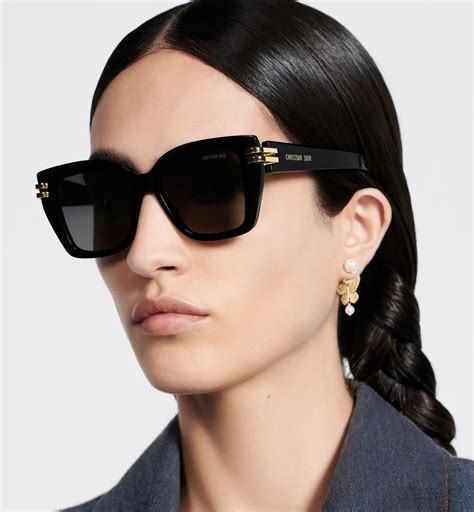 dior oblique sunglasses clear|DiorOblique S1I Transparent Black Square Sunglasses .